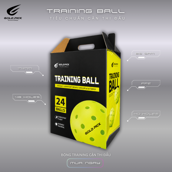 Bóng Pickleball Gold Pick - Training Ball